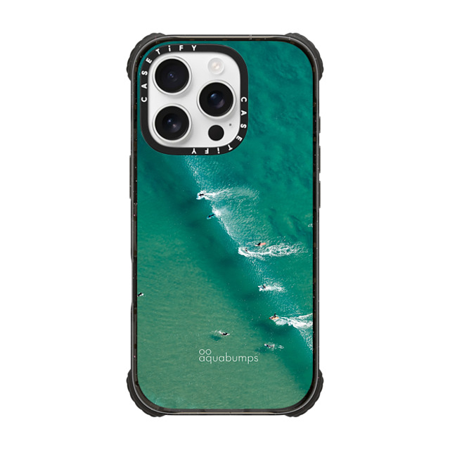 aquabumps x CASETiFY iPhone 16 Pro ケース ブラック ウルトラ インパクトケース MagSafe 対応 Wave Break Father's Day aquabumps x CASETiFY iPhone 16 Pro ケース ブラック ウルトラ インパクトケース MagSafe 対応 Wave Break Father's Day