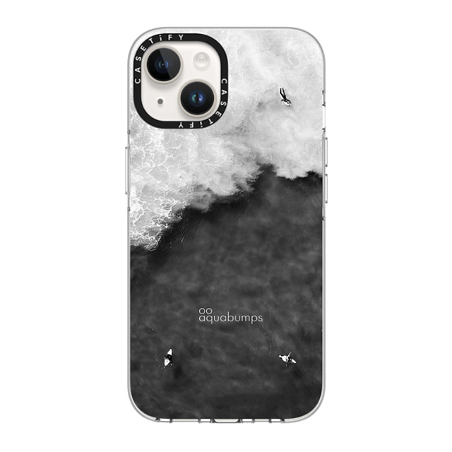 aquabumps x CASETiFY iPhone 14 ケース クリア クリア ケース MagSafe対応 Split Contrasts by Aquabumps