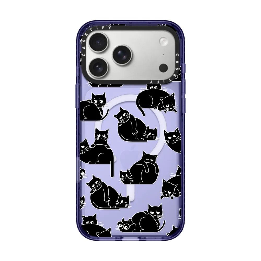 Impact iPhone 17 Pro Max Case MagSafe Compatible - Hide & Seek Cats