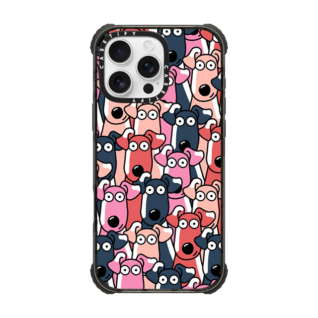 Clo'e Floirat x CASETiFY iPhone 16 Pro Max Case Dog,Cartoon Black ウルトラ インパクトケース MagSafe 対応 Dogs Selfies Father's Day Clo'e Floirat x CASETiFY iPhone 16 Pro Max Case Dog,Cartoon Black ウルトラ インパクトケース MagSafe 対応 Dogs Selfies Father's Day