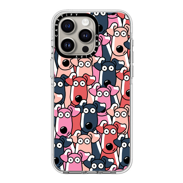 Clo'e Floirat x CASETiFY iPhone 15 Pro Max ケース クリア クリア ケース MagSafe対応 Dogs Selfies