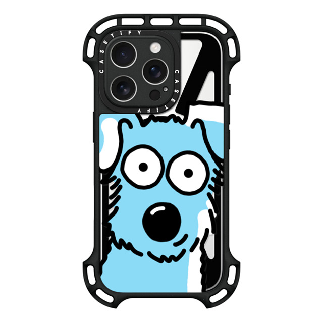 Clo'e Floirat x CASETiFY iPhone 16 Pro ケース ブラック ウルトラ バウンスケース MagSafe対応 Dog Selfie
