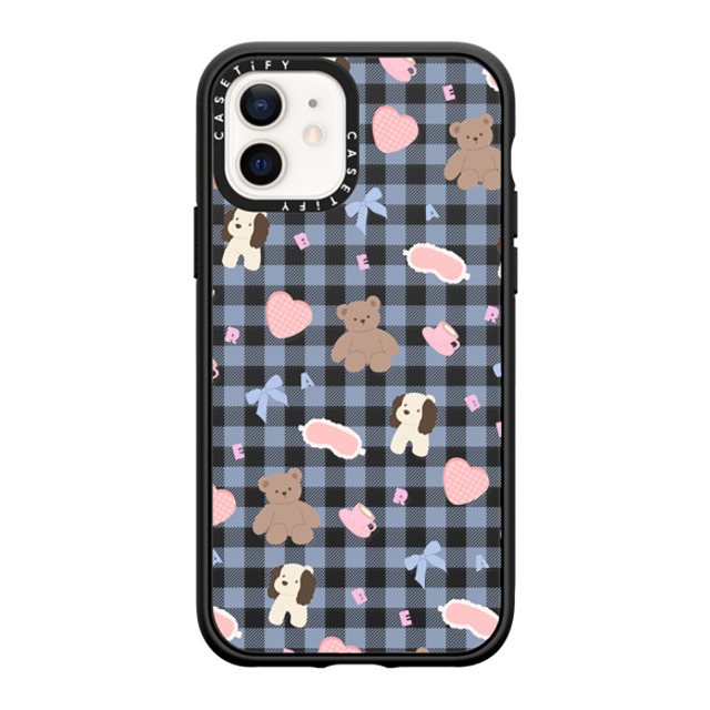 CASETiFY iPhone 12 Case Matte Black Impact Case Sleepwalking Bear boboland Mother's Day CASETiFY iPhone 12 Case Matte Black Impact Case Sleepwalking Bear boboland Mother's Day