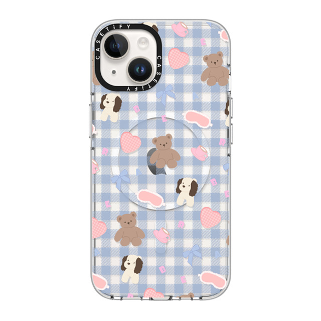 CASETiFY iPhone 14 ケース クリア クリア ケース MagSafe対応 Sleepwalking Bear boboland