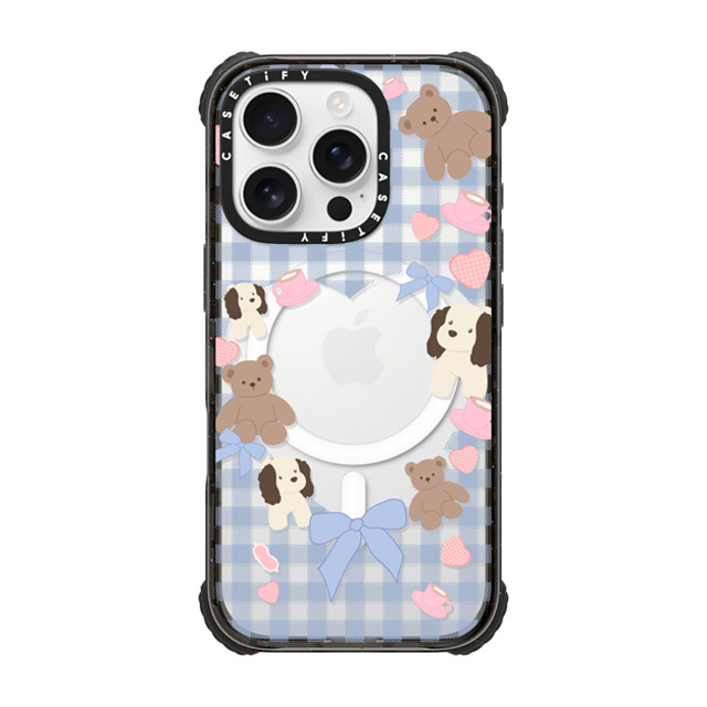 CASETiFY iPhone 16 Pro Case Black ウルトラ インパクトケース MagSafe 対応 Puppy Pudding boboland Father's Day CASETiFY iPhone 16 Pro Case Black ウルトラ インパクトケース MagSafe 対応 Puppy Pudding boboland Father's Day