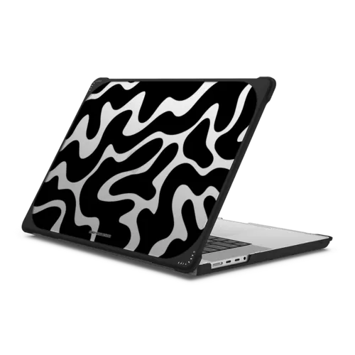 MacBook Pro 16-inch (M1 - M4) - Black Abstract Shapes by Corey Paige Designs