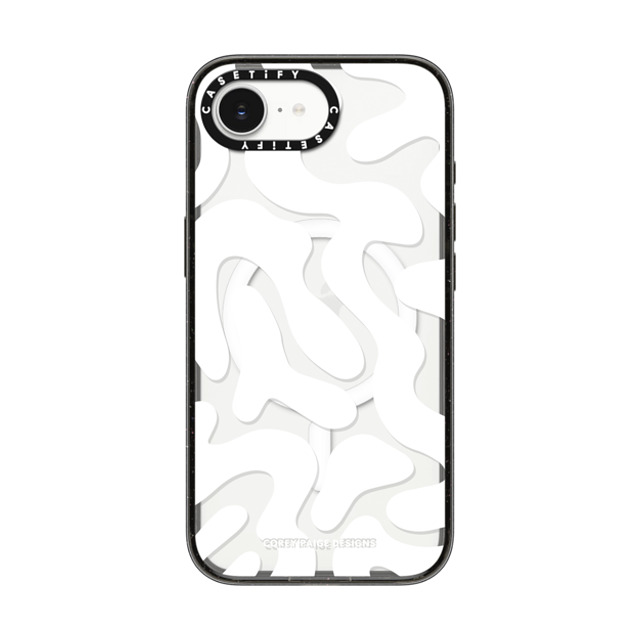 Corey Paige Designs x CASETiFY iPhone 16e Case Pattern,Abstract Black Impact Case MagSafe Compatible White Abstract Shapes by Corey Paige Designs Back to School Corey Paige Designs x CASETiFY iPhone 16e Case Pattern,Abstract Black Impact Case MagSafe Compatible White Abstract Shapes by Corey Paige Designs Back to School