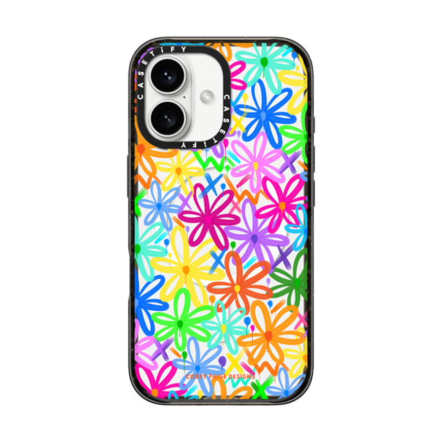 Corey Paige Designs x CASETiFY iPhone 16 ケース ブラック インパクトケース MagSafe対応 Buy Me Flowers by Corey Paige Designs Father's Day Corey Paige Designs x CASETiFY iPhone 16 ケース ブラック インパクトケース MagSafe対応 Buy Me Flowers by Corey Paige Designs Father's Day
