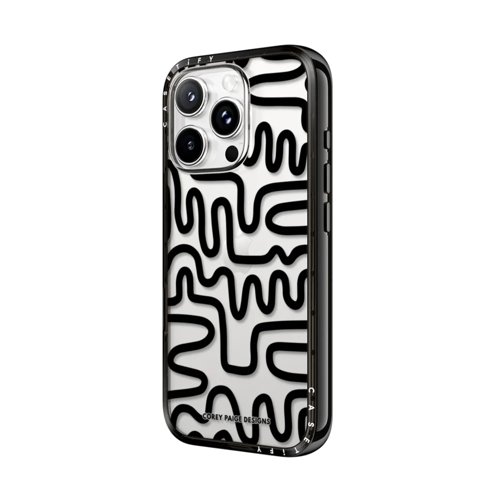 Impact Lite iPhone 16 Pro Case - Black Line Art by Corey Paige Designs