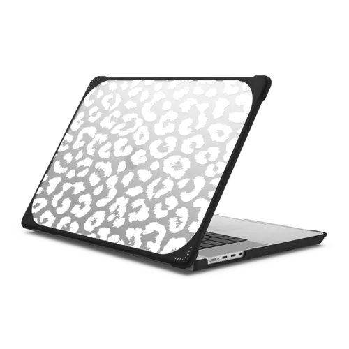 MacBook Pro 16-inch (M1 - M4) - White Transparent Leopard Animal Print