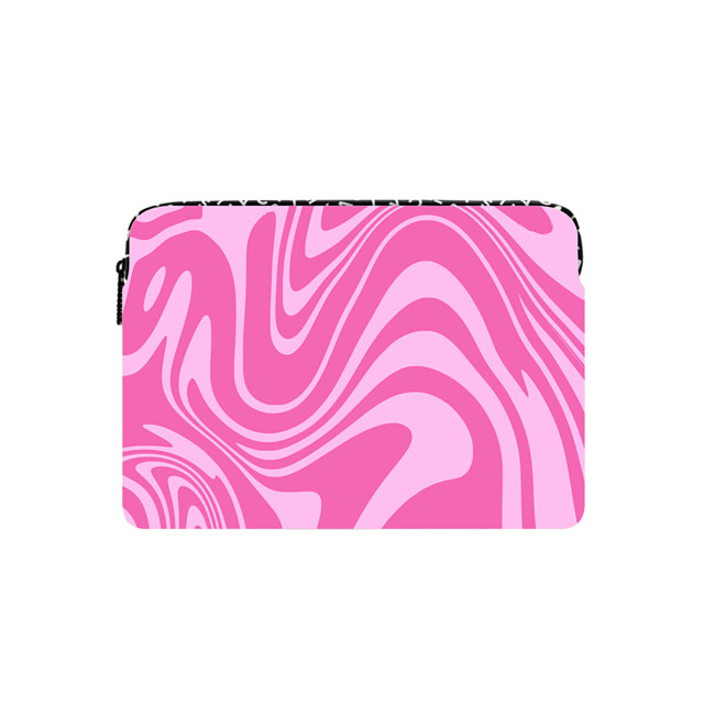 Hyakume x CASETiFY Laptop Sleeve - Small (13-inch) マルチカラー MacBook スリーブ Marble Trippy Wavy Swirl Pink Spiral Warp Twirl Retro 70s Psychedelic Acid Groovy Abstract Pattern