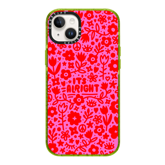 "Hyakume x CASETiFY iPhone 14 Plus ケース Floral,Typography Kiwi インパクトケース MagSafe対応 Pink Red Flowers Hearts Eyes Peace "It's Alright" Floral Pattern Father's Day" "Hyakume x CASETiFY iPhone 14 Plus ケース Floral,Typography Kiwi インパクトケース MagSafe対応 Pink Red Flowers Hearts Eyes Peace "It's Alright" Floral Pattern Father's Day"