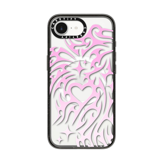 Hyakume x CASETiFY iPhone 16e ケース Heart,Gradient ブラック インパクトケース MagSafe対応 Transparent Cyber Sigil Neotribal Spiky Tribal Tattoo Heart Sparkle Star Pink White Gradient Back to School Hyakume x CASETiFY iPhone 16e ケース Heart,Gradient ブラック インパクトケース MagSafe対応 Transparent Cyber Sigil Neotribal Spiky Tribal Tattoo Heart Sparkle Star Pink White Gradient Back to School