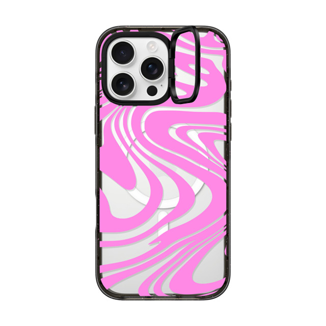 Hyakume x CASETiFY iPhone 16 Pro Max Case Geometric,Abstract Black インパクトリングスタンドケース MagSafe対応 Transparent Marble Trippy Wavy Swirl Pink Spiral Warp Twirl 70s Psychedelic Acid Groovy Abstract Pattern Back to School Hyakume x CASETiFY iPhone 16 Pro Max Case Geometric,Abstract Black インパクトリングスタンドケース MagSafe対応 Transparent Marble Trippy Wavy Swirl Pink Spiral Warp Twirl 70s Psychedelic Acid Groovy Abstract Pattern Back to School