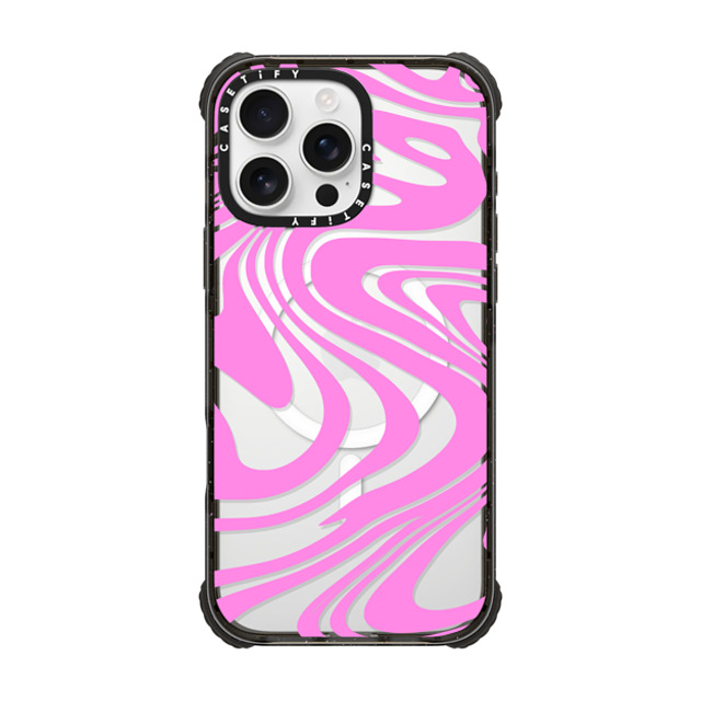 Hyakume x CASETiFY iPhone 16 Pro Max Case Geometric,Abstract Black ウルトラ インパクトケース MagSafe 対応 Transparent Marble Trippy Wavy Swirl Pink Spiral Warp Twirl 70s Psychedelic Acid Groovy Abstract Pattern Back to School Hyakume x CASETiFY iPhone 16 Pro Max Case Geometric,Abstract Black ウルトラ インパクトケース MagSafe 対応 Transparent Marble Trippy Wavy Swirl Pink Spiral Warp Twirl 70s Psychedelic Acid Groovy Abstract Pattern Back to School