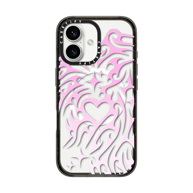 Hyakume x CASETiFY iPhone 16 Case Heart,Gradient Black Impact Case MagSafe Compatible Transparent Cyber Sigil Neotribal Spiky Tribal Tattoo Heart Sparkle Star Pink White Gradient Back to School Hyakume x CASETiFY iPhone 16 Case Heart,Gradient Black Impact Case MagSafe Compatible Transparent Cyber Sigil Neotribal Spiky Tribal Tattoo Heart Sparkle Star Pink White Gradient Back to School