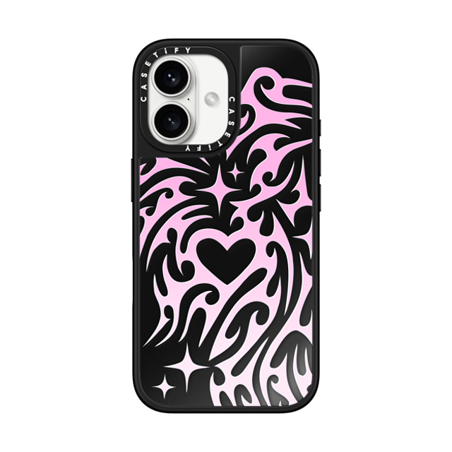Hyakume x CASETiFY iPhone 16 ケース Heart,Gradient Black on Black ミラーケース MagSafe対応 Transparent Cyber Sigil Neotribal Spiky Tribal Tattoo Heart Sparkle Star Pink White Gradient Father's Day Hyakume x CASETiFY iPhone 16 ケース Heart,Gradient Black on Black ミラーケース MagSafe対応 Transparent Cyber Sigil Neotribal Spiky Tribal Tattoo Heart Sparkle Star Pink White Gradient Father's Day