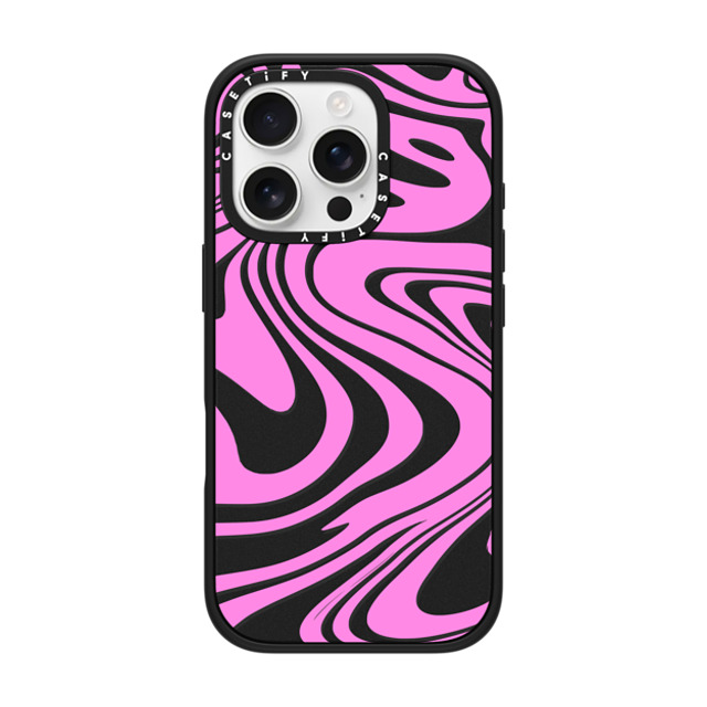 Hyakume x CASETiFY iPhone 16 Pro Case Geometric,Abstract Matte Black Impact Case MagSafe Compatible Transparent Marble Trippy Wavy Swirl Pink Spiral Warp Twirl 70s Psychedelic Acid Groovy Abstract Pattern Back to School Hyakume x CASETiFY iPhone 16 Pro Case Geometric,Abstract Matte Black Impact Case MagSafe Compatible Transparent Marble Trippy Wavy Swirl Pink Spiral Warp Twirl 70s Psychedelic Acid Groovy Abstract Pattern Back to School