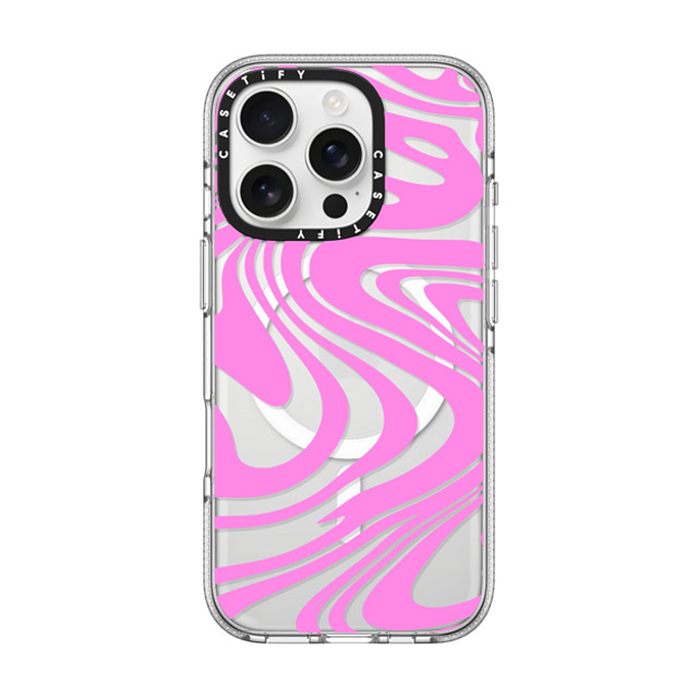 Hyakume x CASETiFY iPhone 16 Pro Case Geometric,Abstract クリア クリア ケース MagSafe対応 Transparent Marble Trippy Wavy Swirl Pink Spiral Warp Twirl 70s Psychedelic Acid Groovy Abstract Pattern Back to School Hyakume x CASETiFY iPhone 16 Pro Case Geometric,Abstract クリア クリア ケース MagSafe対応 Transparent Marble Trippy Wavy Swirl Pink Spiral Warp Twirl 70s Psychedelic Acid Groovy Abstract Pattern Back to School