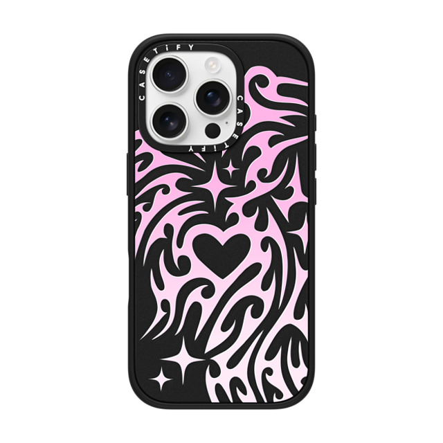 Hyakume x CASETiFY iPhone 16 Pro ケース Heart,Gradient マットブラック インパクトケース MagSafe対応 Transparent Cyber Sigil Neotribal Spiky Tribal Tattoo Heart Sparkle Star Pink White Gradient Back to School Hyakume x CASETiFY iPhone 16 Pro ケース Heart,Gradient マットブラック インパクトケース MagSafe対応 Transparent Cyber Sigil Neotribal Spiky Tribal Tattoo Heart Sparkle Star Pink White Gradient Back to School