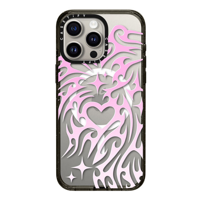 Hyakume x CASETiFY iPhone 15 Pro Max Case Heart,Gradient Black Impact Case MagSafe Compatible Transparent Cyber Sigil Neotribal Spiky Tribal Tattoo Heart Sparkle Star Pink White Gradient Back to School Hyakume x CASETiFY iPhone 15 Pro Max Case Heart,Gradient Black Impact Case MagSafe Compatible Transparent Cyber Sigil Neotribal Spiky Tribal Tattoo Heart Sparkle Star Pink White Gradient Back to School