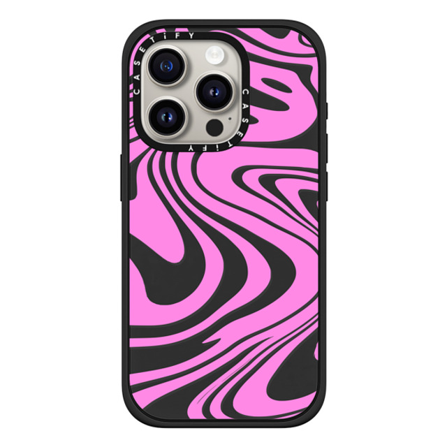 Hyakume x CASETiFY iPhone 15 Pro Case Geometric,Abstract Matte Black Impact Case MagSafe Compatible Transparent Marble Trippy Wavy Swirl Pink Spiral Warp Twirl 70s Psychedelic Acid Groovy Abstract Pattern Back to School Hyakume x CASETiFY iPhone 15 Pro Case Geometric,Abstract Matte Black Impact Case MagSafe Compatible Transparent Marble Trippy Wavy Swirl Pink Spiral Warp Twirl 70s Psychedelic Acid Groovy Abstract Pattern Back to School