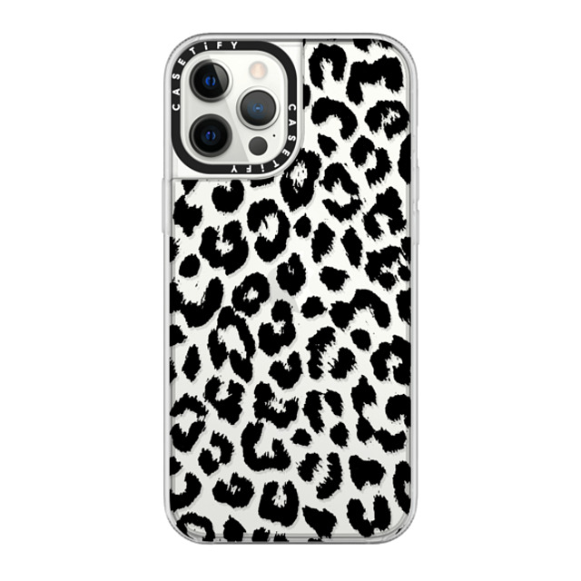 Hyakume x CASETiFY iPhone 12 Pro Max Case Clear グリップケース Black Transparent Leopard Print Hyakume x CASETiFY iPhone 12 Pro Max Case Clear グリップケース Black Transparent Leopard Print