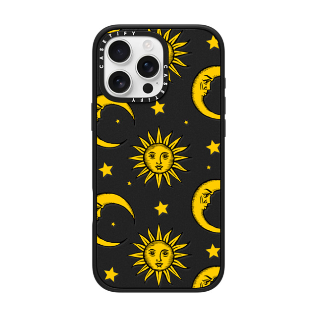 Hyakume x CASETiFY iPhone 16 Pro Max ケース Star,Nature マットブラック インパクトケース MagSafe対応 Sun Moon Stars Transparent Gold Yellow Father's Day Hyakume x CASETiFY iPhone 16 Pro Max ケース Star,Nature マットブラック インパクトケース MagSafe対応 Sun Moon Stars Transparent Gold Yellow Father's Day