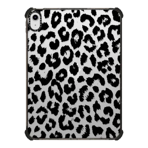 iPad 10.9-inch (10th gen) - Transparent Black Leopard Print