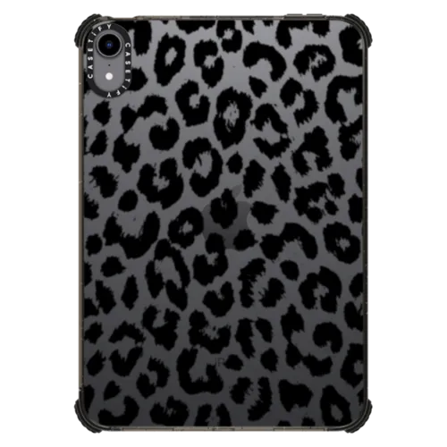 iPad mini (6th gen) - Transparent Black Leopard Print