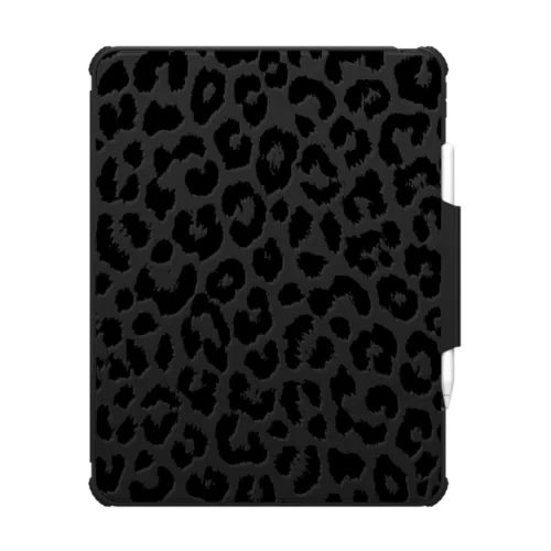 iPad Pro 13-inch (M4) - Transparent Black Leopard Print