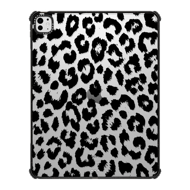 Hyakume x CASETiFY iPad Pro 13 (M4) ブラック iPad インパクト ケース Transparent Black Leopard Print