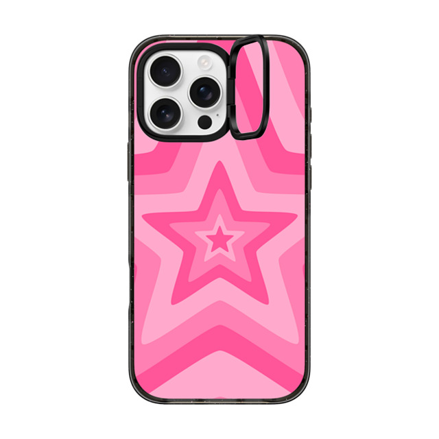 Hyakume x CASETiFY iPhone 16 Pro Max Case Star,Pattern Black インパクトリングスタンドケース MagSafe対応 Pink Star Starburst 70s Retro Pattern Father's Day Hyakume x CASETiFY iPhone 16 Pro Max Case Star,Pattern Black インパクトリングスタンドケース MagSafe対応 Pink Star Starburst 70s Retro Pattern Father's Day