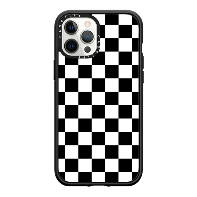 Hyakume x CASETiFY iPhone 12 Pro Max Case Checkered,Pattern Matte Black Impact Case Black White Check Checkerboard Chess Board Two Tone Ska Pattern Father's Day Hyakume x CASETiFY iPhone 12 Pro Max Case Checkered,Pattern Matte Black Impact Case Black White Check Checkerboard Chess Board Two Tone Ska Pattern Father's Day