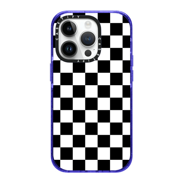 Hyakume x CASETiFY iPhone 14 Pro Case Checkered,Pattern Peri Purple Impact Case MagSafe Compatible Black White Check Checkerboard Chess Board Two Tone Ska Pattern Mother's Day Hyakume x CASETiFY iPhone 14 Pro Case Checkered,Pattern Peri Purple Impact Case MagSafe Compatible Black White Check Checkerboard Chess Board Two Tone Ska Pattern Mother's Day