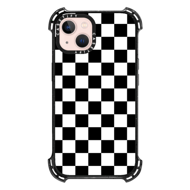 Hyakume x CASETiFY iPhone 13 Case Checkered,Pattern Triple Black バウンスケース Black White Check Checkerboard Chess Board Two Tone Ska Pattern Mother's Day Hyakume x CASETiFY iPhone 13 Case Checkered,Pattern Triple Black バウンスケース Black White Check Checkerboard Chess Board Two Tone Ska Pattern Mother's Day