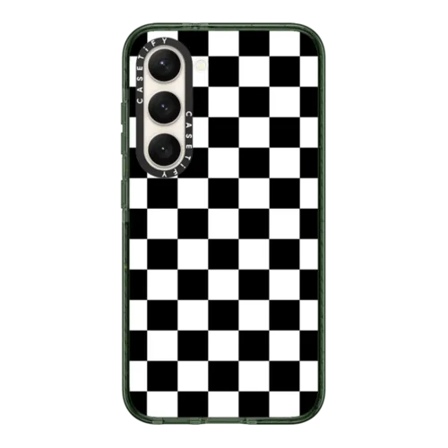 Galaxy S23 - Black White Check Checkerboard Chess Board Two Tone Ska Pattern