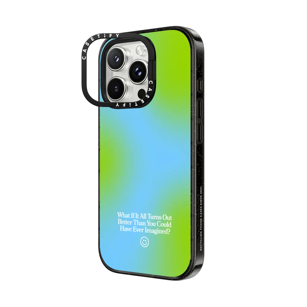 Impact Ring Stand iPhone 16 Pro Max Case MagSafe Compatible - What If? Gradient