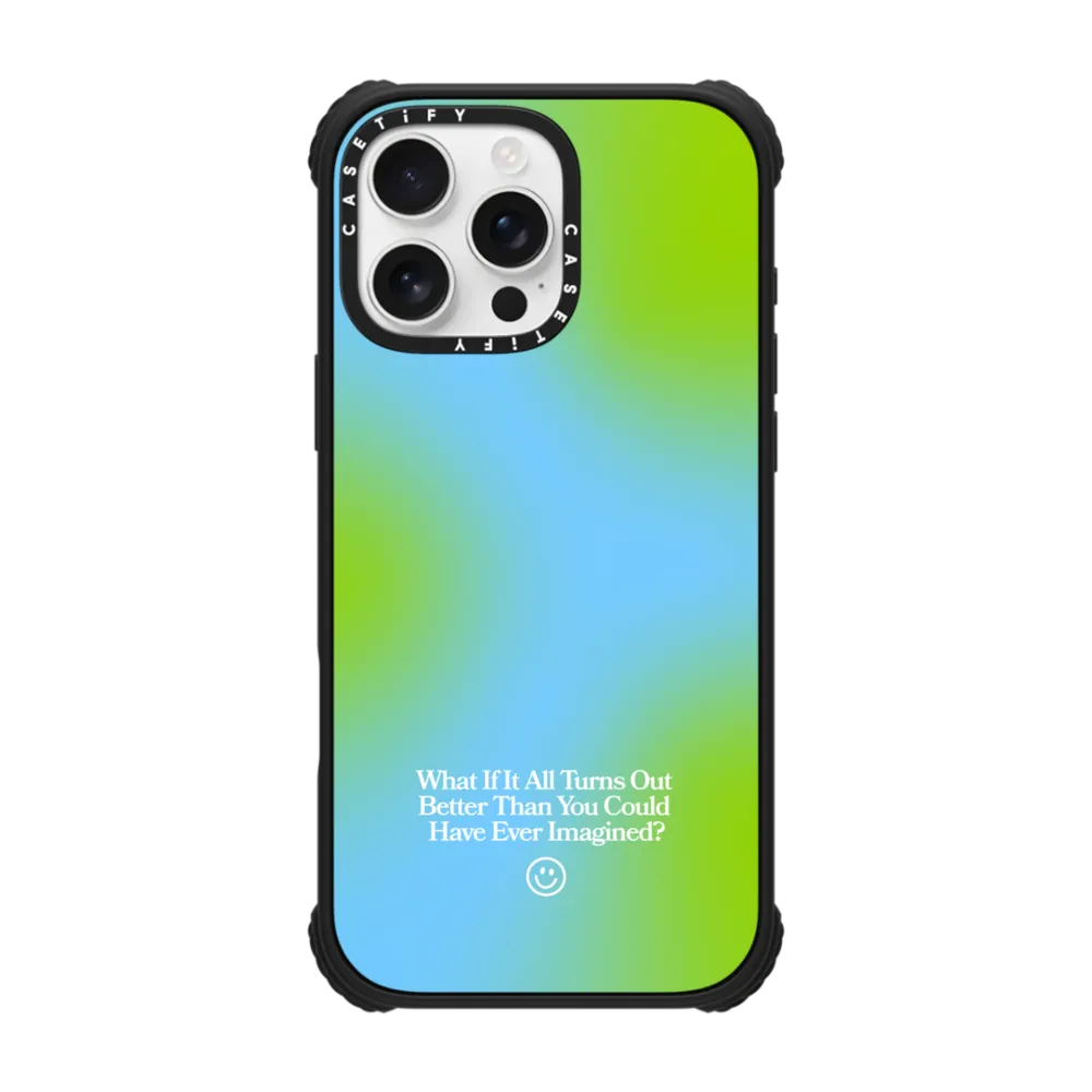 Ultra Impact iPhone 16 Pro Max Case MagSafe Compatible - What If? Gradient