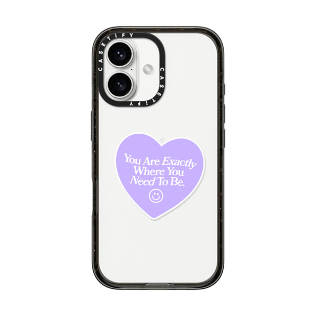 BW Illustrations x CASETiFY iPhone 16 ケース Sticker,Heart ブラック インパクトケース Where You Need To Be Sticker Mother's Day BW Illustrations x CASETiFY iPhone 16 ケース Sticker,Heart ブラック インパクトケース Where You Need To Be Sticker Mother's Day