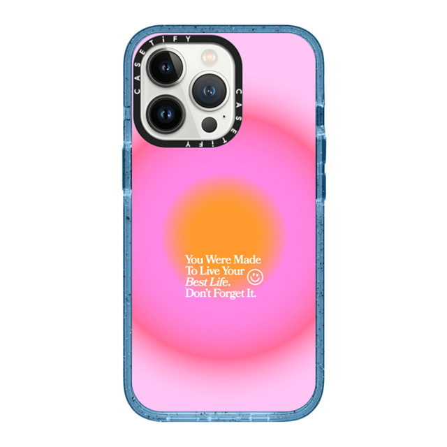 BW Illustrations x CASETiFY iPhone 13 Pro Case Quote,Typography ベイビーブルー インパクトケース Made To Live Your Best Life Mother's Day BW Illustrations x CASETiFY iPhone 13 Pro Case Quote,Typography ベイビーブルー インパクトケース Made To Live Your Best Life Mother's Day