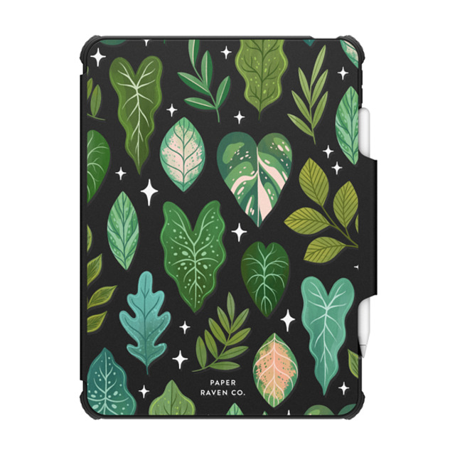 Paper Raven Co x CASETiFY iPad Pro 11-inch (第3/4世代) Black インパクト フォリオ ケース Tropical Leaves Back to School Paper Raven Co x CASETiFY iPad Pro 11-inch (第3/4世代) Black インパクト フォリオ ケース Tropical Leaves Back to School