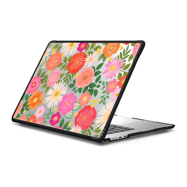 Paper Raven Co x CASETiFY MacBook Air 15-inch (M2 - M4) Floral,Pattern Black インパクト ケース Flower Child Mother's Day Paper Raven Co x CASETiFY MacBook Air 15-inch (M2 - M4) Floral,Pattern Black インパクト ケース Flower Child Mother's Day
