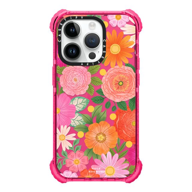 Paper Raven Co x CASETiFY iPhone 14 Pro Case Floral,Pattern Bubble Gum ウルトラインパクトケース Flower Child Mother's Day Paper Raven Co x CASETiFY iPhone 14 Pro Case Floral,Pattern Bubble Gum ウルトラインパクトケース Flower Child Mother's Day
