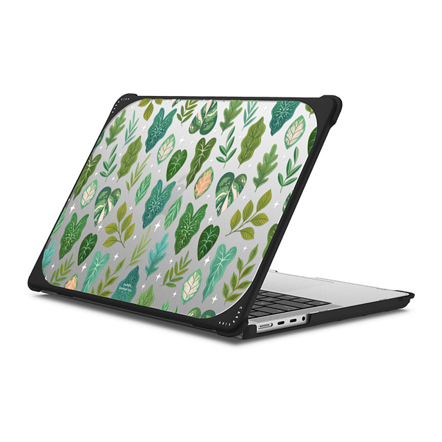 Paper Raven Co x CASETiFY MacBook Pro 14-inch (M1 - M4) ブラック バウンス ケース Tropical Leaves Back to School Paper Raven Co x CASETiFY MacBook Pro 14-inch (M1 - M4) ブラック バウンス ケース Tropical Leaves Back to School