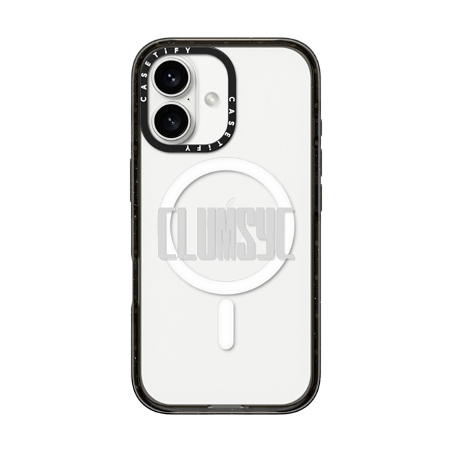 CASETiFY iPhone 16 Case Black Impact Case MagSafe Compatible Custom Case - Clumsyc CASETiFY iPhone 16 Case Black Impact Case MagSafe Compatible Custom Case - Clumsyc