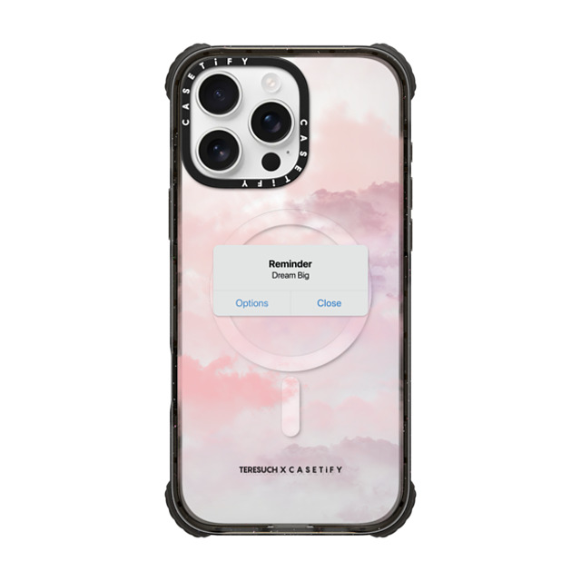 CASETiFY iPhone 16 Pro Max Case Black ウルトラ インパクトケース MagSafe 対応 Cloud,Quote The Dreamer Case CASETiFY iPhone 16 Pro Max Case Black ウルトラ インパクトケース MagSafe 対応 Cloud,Quote The Dreamer Case