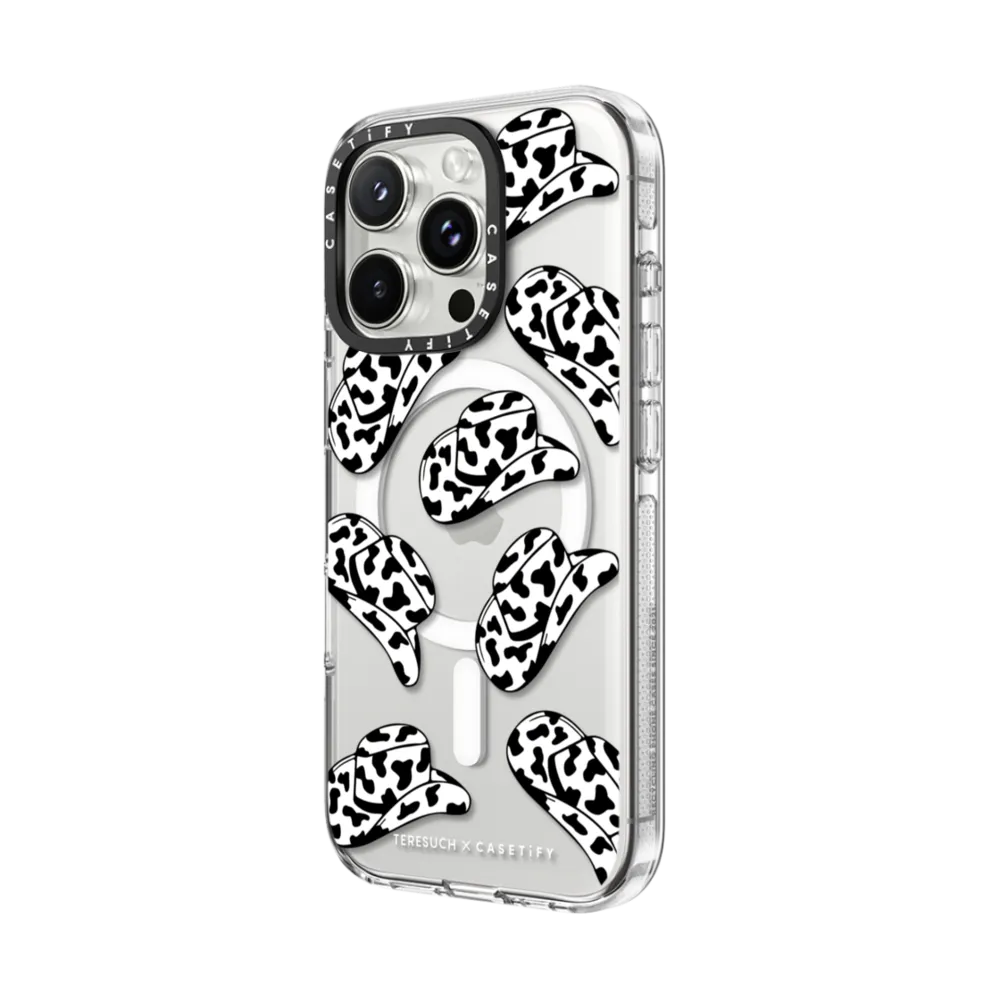 Clear iPhone 16 Pro Max Case MagSafe Compatible - The Cowgirl