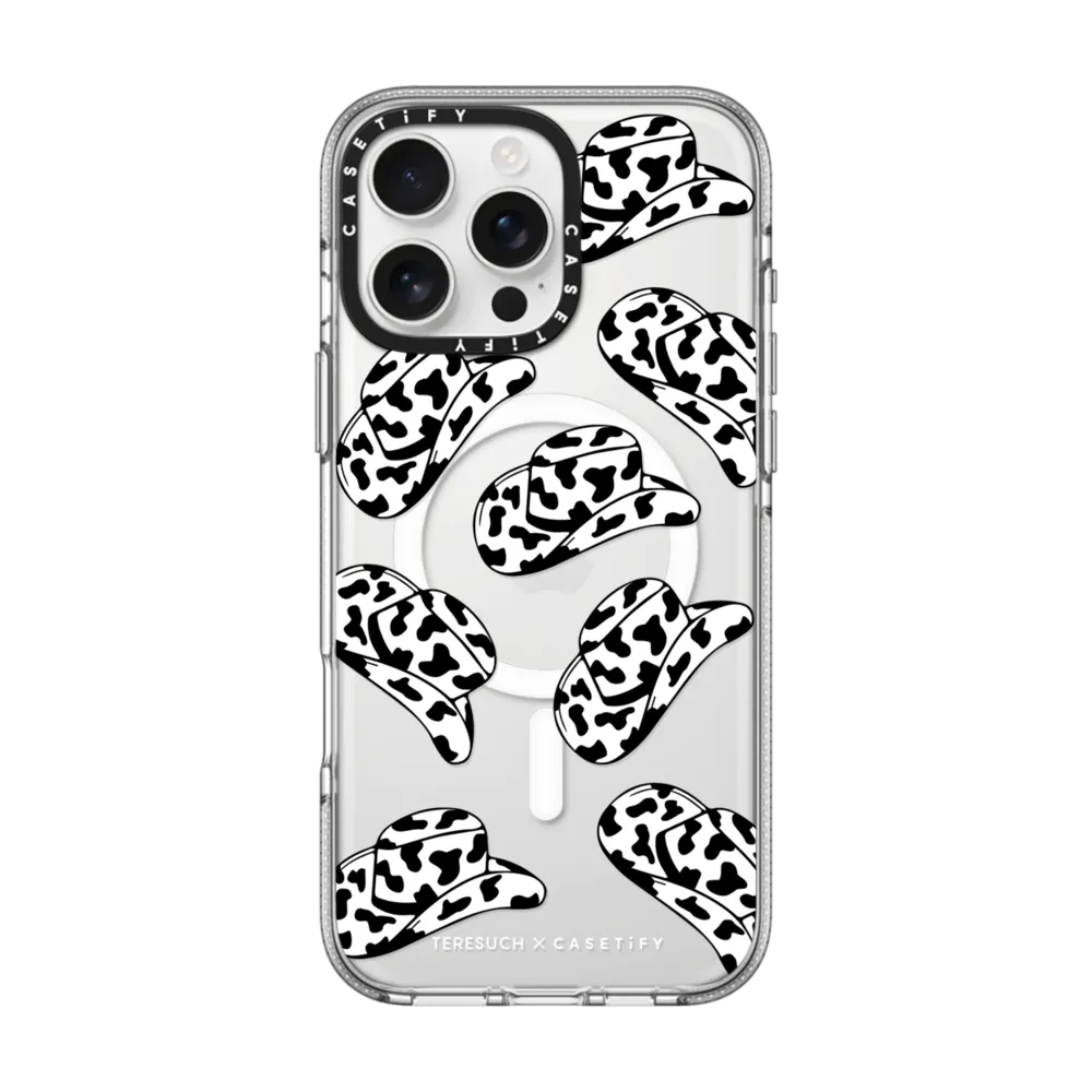 Clear iPhone 16 Pro Max Case MagSafe Compatible - The Cowgirl