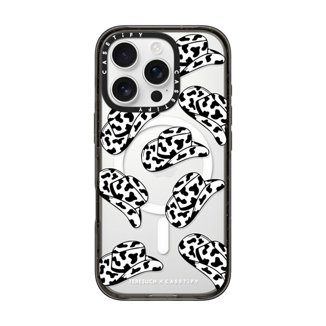 CASETiFY iPhone 16 Pro ケース ブラック インパクトケース MagSafe対応 The Cowgirl tere's.